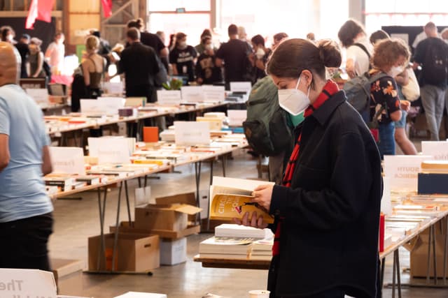 Browsing the bookstore